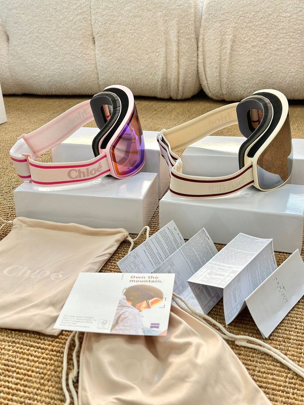 Chloé Luxury Snow Ski Goggles - Picture 4 of 8